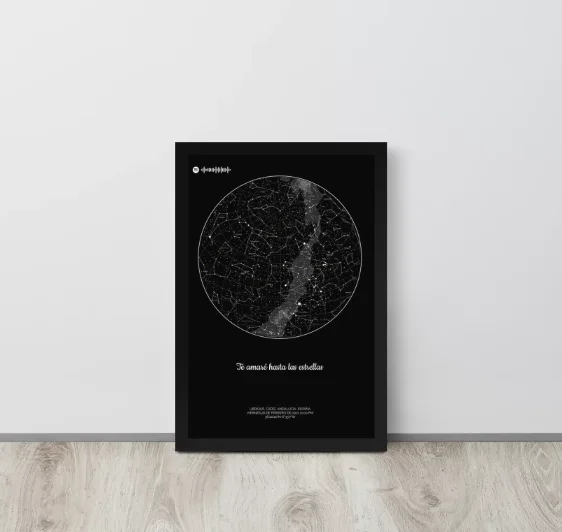 Mapa estelar clásico vertical